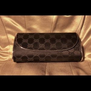 Rare Vintage Gucci Clutch Purse - Sterling Detail